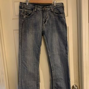 Like New Cowgirl Tuff/Tuff Cookie Cream Jeans 33